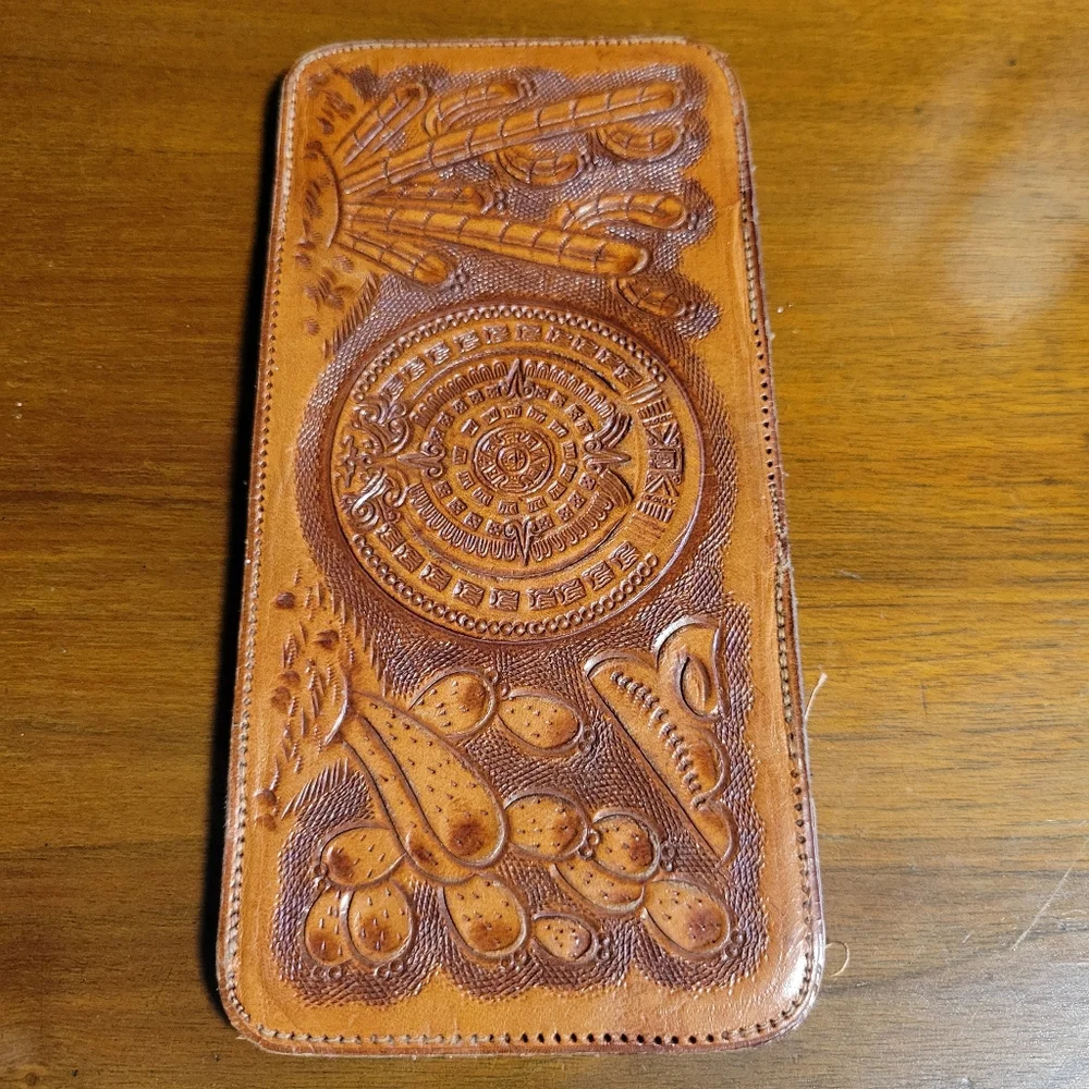 Handcrafted Leather Bill Holder